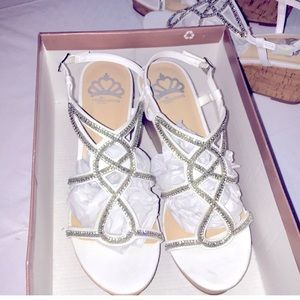 White Platform Sandals